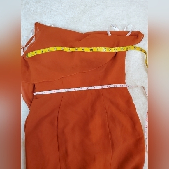 AZAZIE womens tie shoulder dress. Size 4. EUC - Picture 4 of 12